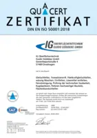 Zertifikat DIN EN ISO 50001:2018